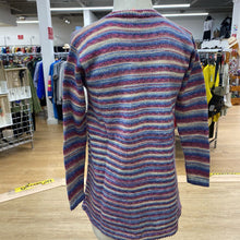 Load image into Gallery viewer, Pink blue stripes wool sweater M
