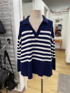 Gap striped cotton sweater L