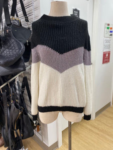 Elsamanda wool/mohair/metallic/blend sweater S