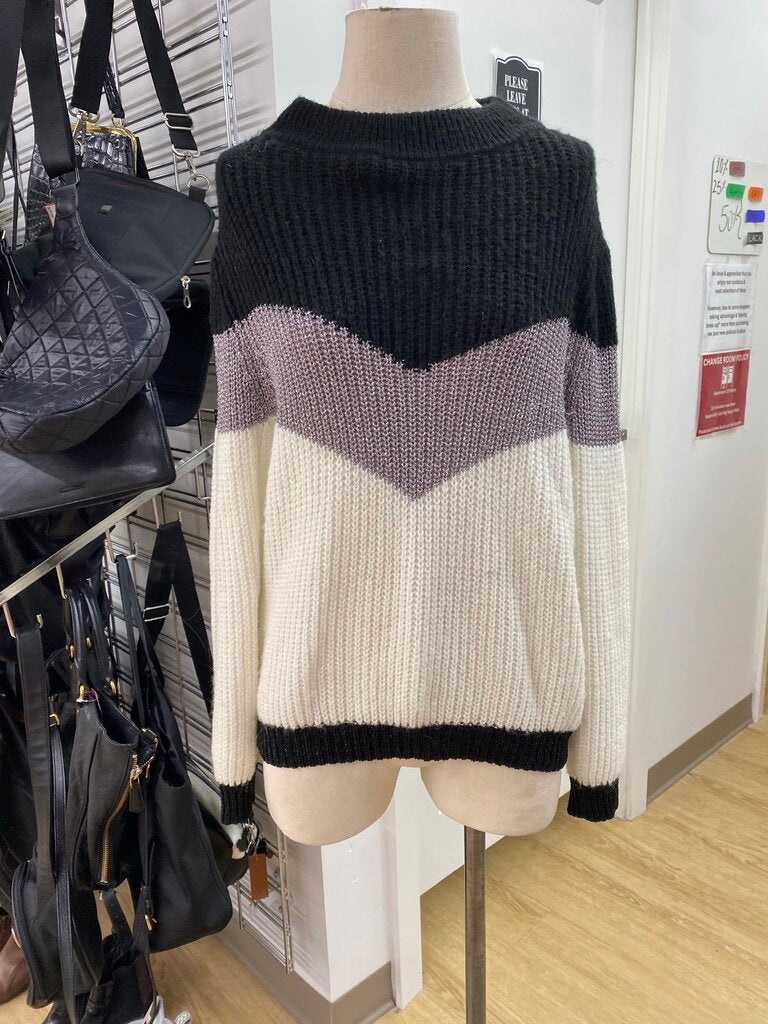 Elsamanda wool/mohair/metallic/blend sweater S