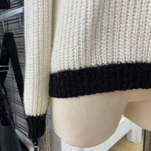 Elsamanda wool/mohair/metallic/blend sweater S