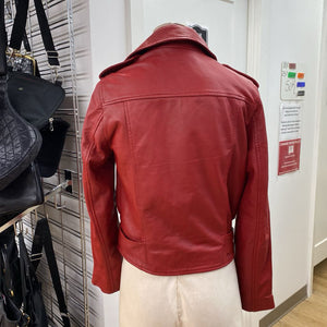 W118 Walter Baker leather moto jacket M