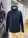 Theory quilted zip up cardi S