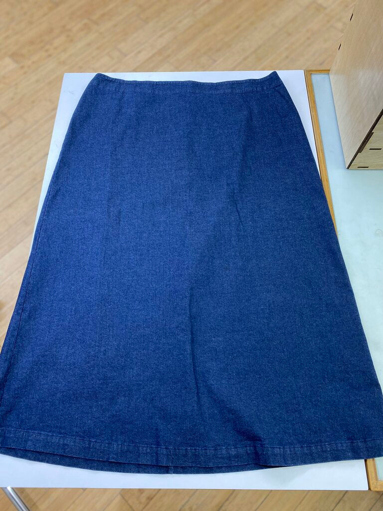 Eileen Fisher denim skirt XL