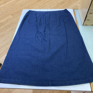Eileen Fisher denim skirt XL