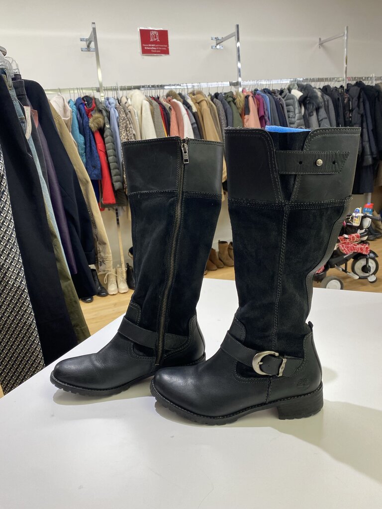 Timberland leather/nubuck unlined boots 8