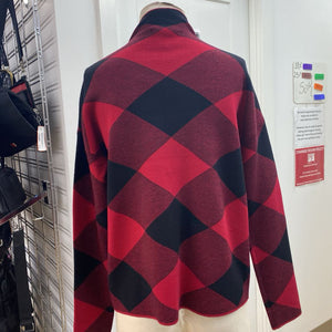 Tahari plaid sweater M