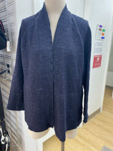 Load image into Gallery viewer, Eileen Fisher organic cotton/Tencel open cardi L
