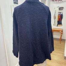 Load image into Gallery viewer, Eileen Fisher organic cotton/Tencel open cardi L
