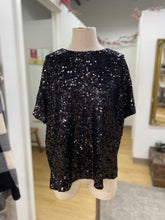 Load image into Gallery viewer, Banana Republic sequin top NWT XXL
