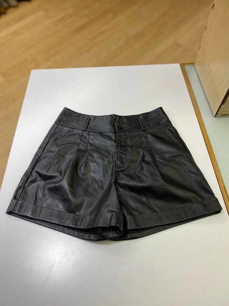 Paige pleather shorts 4
