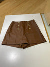 Zara pleather shorts M