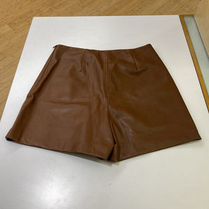 Zara pleather shorts M