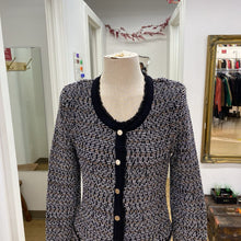 Load image into Gallery viewer, White House Black Market knit blazer sweater M
