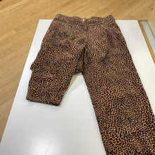 Load image into Gallery viewer, Anthropologie leopard print Velour pants XS

