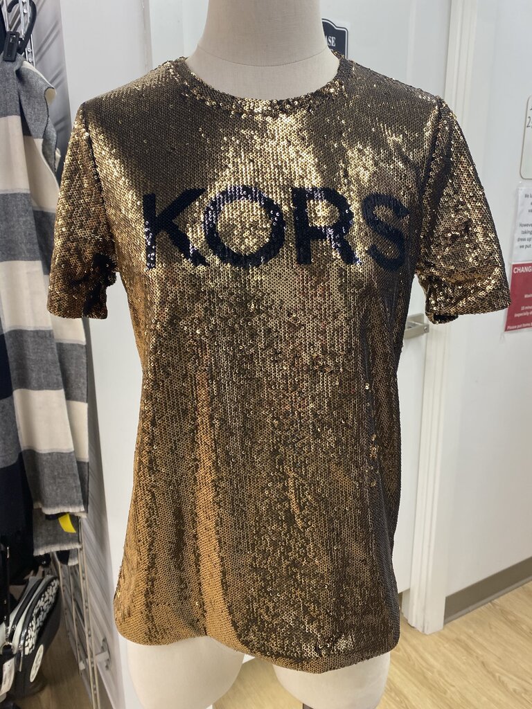 Michael Kors Metallic top S