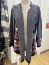 Nic & Zoe cotton/blend open cardi M