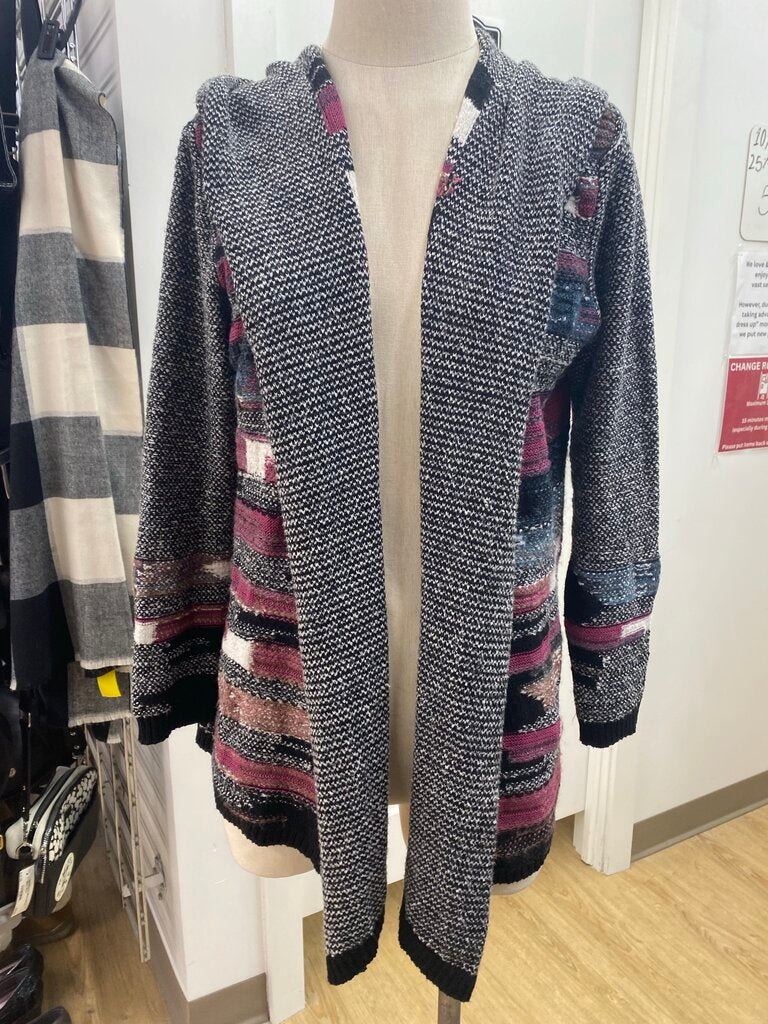Nic & Zoe cotton/blend open cardi M