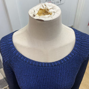 Eileen Fisher metallic sheen sweater S