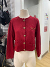 Kookai vintage,gold button cardi S/M (vintage size 12)