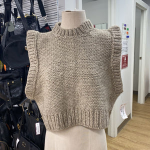 Chunky knit sweater vest S/M