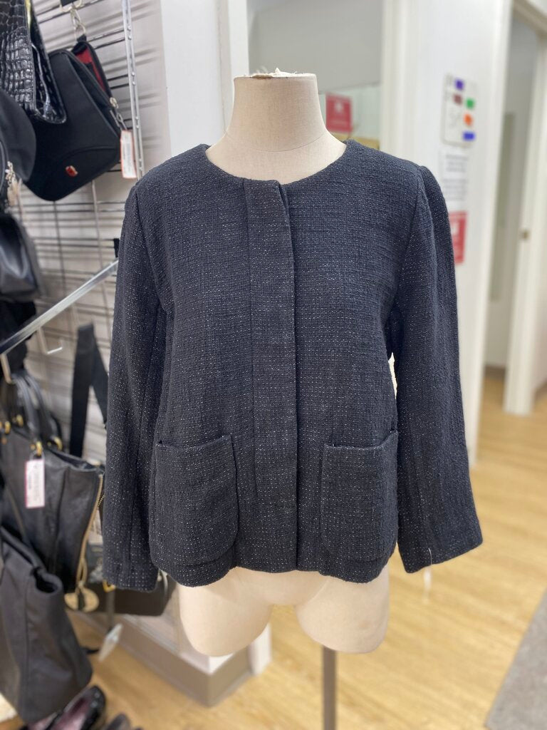 Eileen Fisher Cotton Tweed jacket/blazer NWT M
