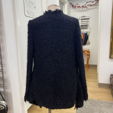 Load image into Gallery viewer, IRO mohair/wool/blend open cardi 38
