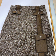 Load image into Gallery viewer, Vitrin knit asymmetrical skirt XL
