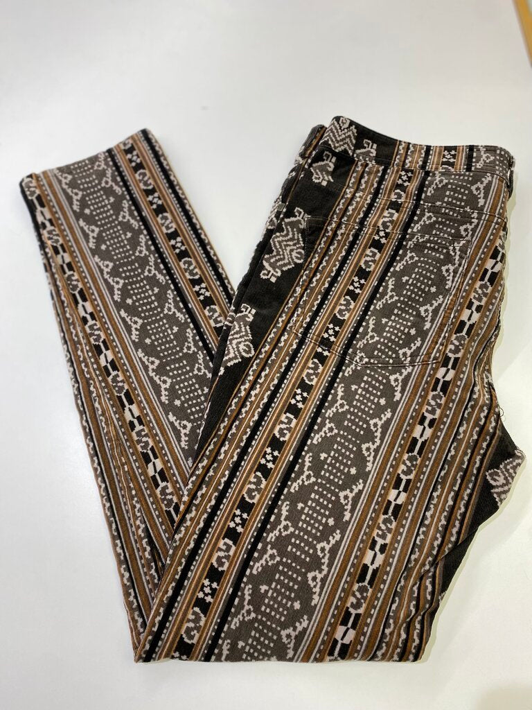 Pilcro printed cord jeans 30