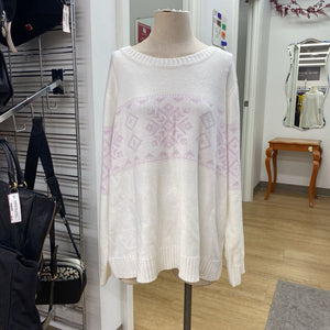 la Vie en Rose Fair Isle sweater XXL