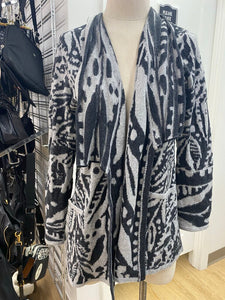 Nic & Zoe cotton/blend open cardi M