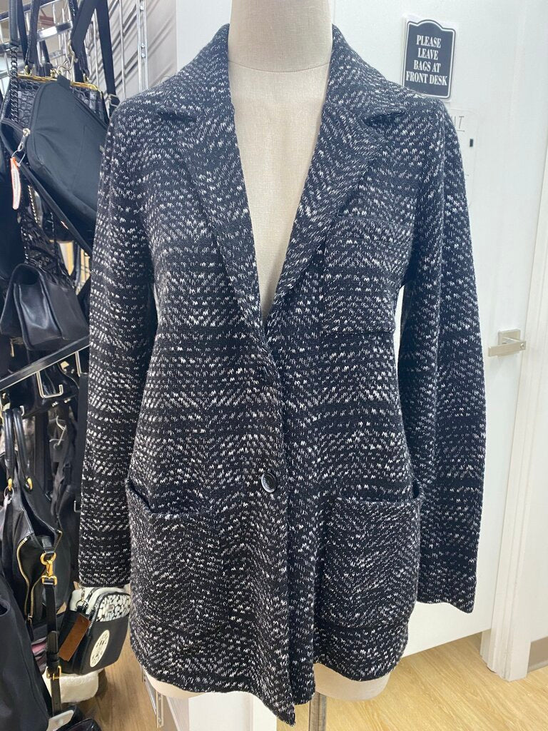 Nic & Zoe cotton/blend blazer style cardi M