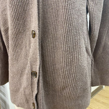 Load image into Gallery viewer, Gap cotton/blend ribbed oversized cardi M
