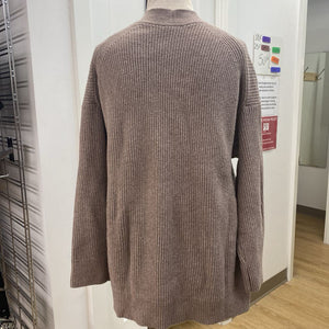 Gap cotton/blend ribbed oversized cardi M