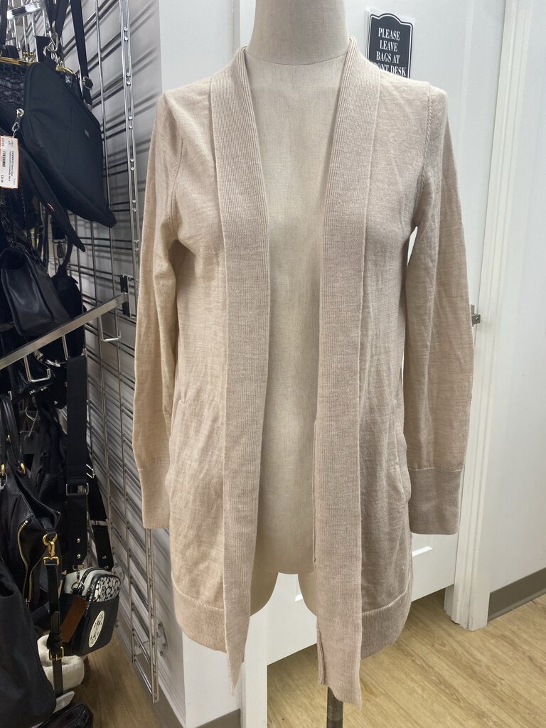 Banana Republic merino wool long open cardi S