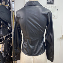 Load image into Gallery viewer, Open Edit pleather top XS
