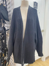 Load image into Gallery viewer, Free People chunky knit open long cardi M
