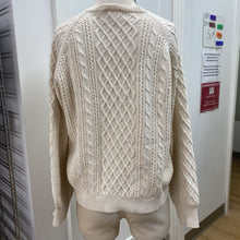 Load image into Gallery viewer, La Maille Sezane cotton cableknit sweater XXL
