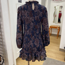 Load image into Gallery viewer, Zara floral smocked dress L
