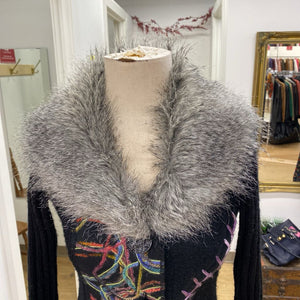 Papillion long sweater XS