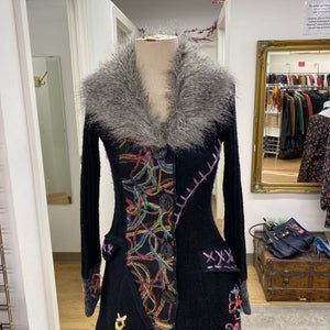 Papillion long sweater XS