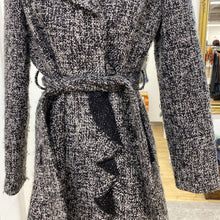 Load image into Gallery viewer, Tahari ruffle edge coat 10
