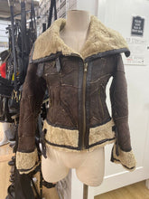 Load image into Gallery viewer, Velvet Heart 100% authentic lamb shearling jacket M

