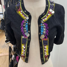 Load image into Gallery viewer, Nanette Lepore vintage embellished cardi/dress set M

