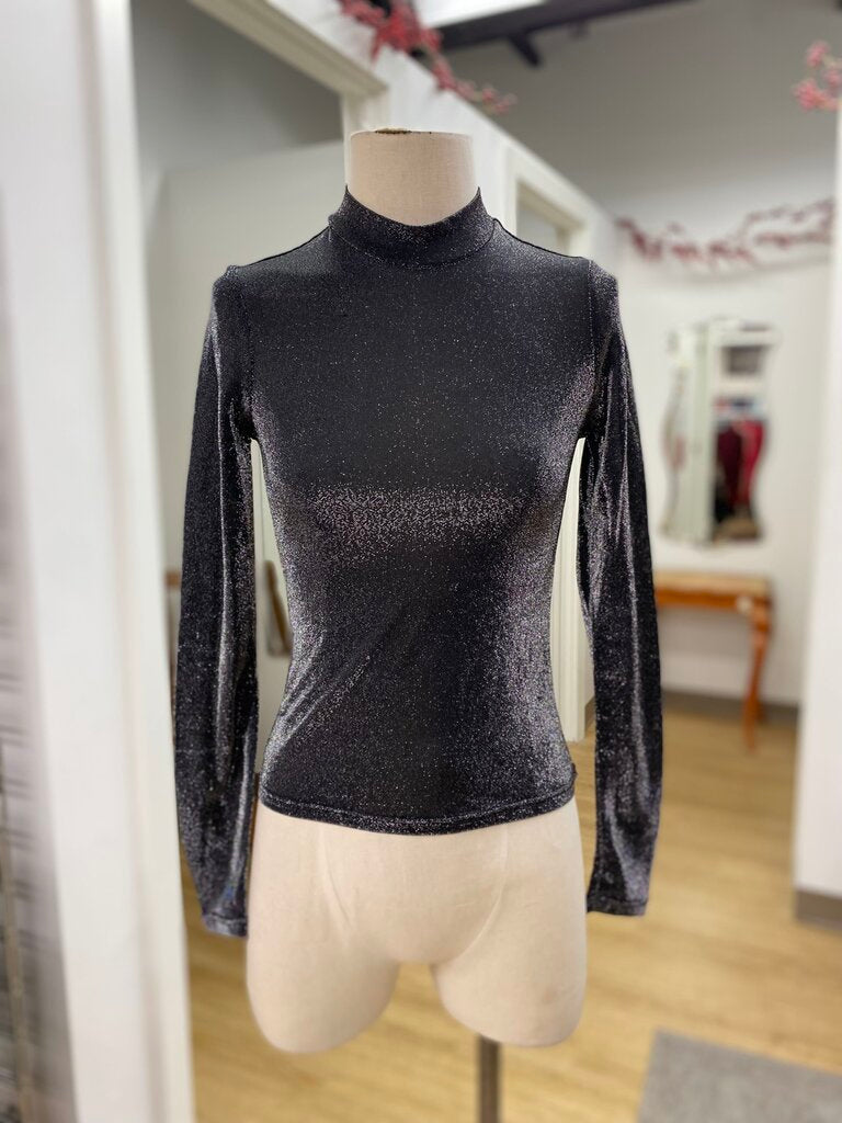 Mango metallic top NWT S