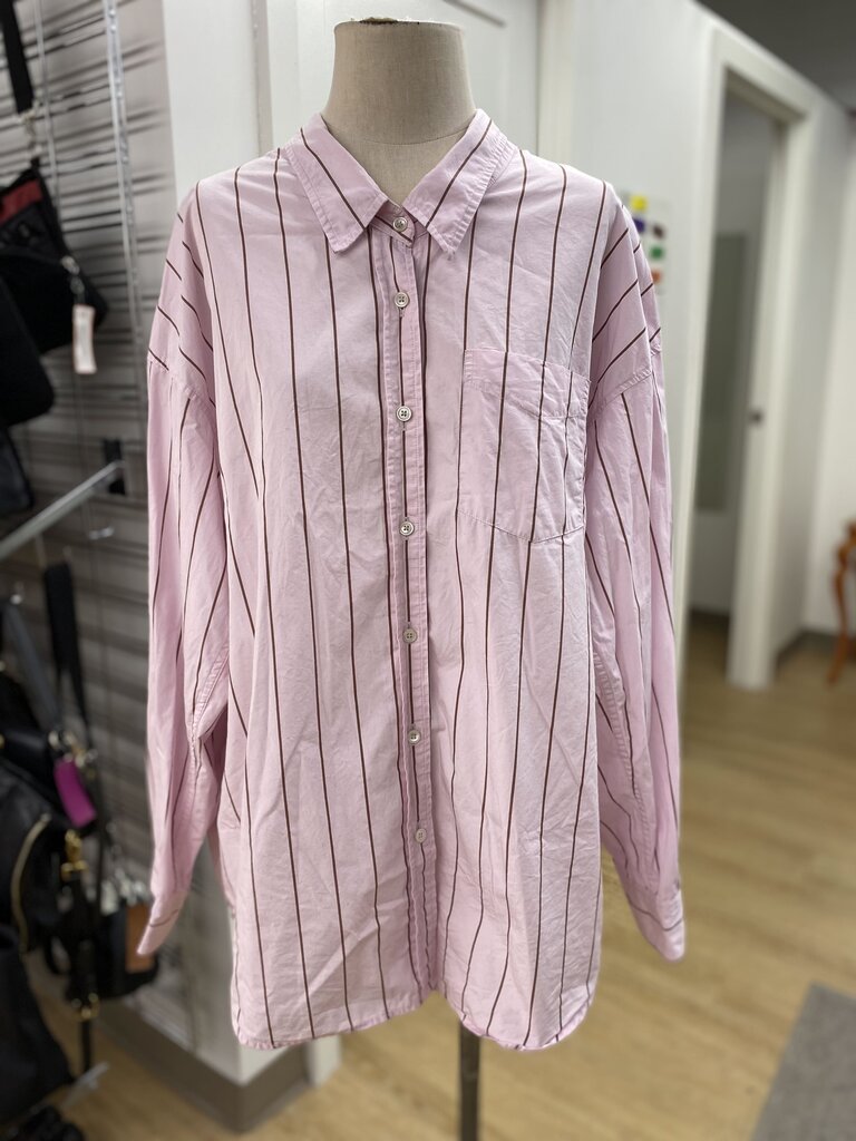 Wilfred striped button up L