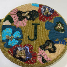 Load image into Gallery viewer, Anthropologie beaded &quot;J&quot; Clutch NWT
