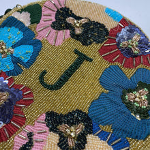 Load image into Gallery viewer, Anthropologie beaded &quot;J&quot; Clutch NWT
