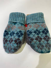 Load image into Gallery viewer, Handmade knit fleece gloves
