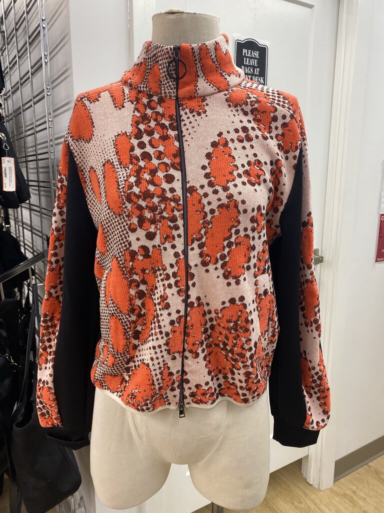 Marccain multi media zip up cardi 2